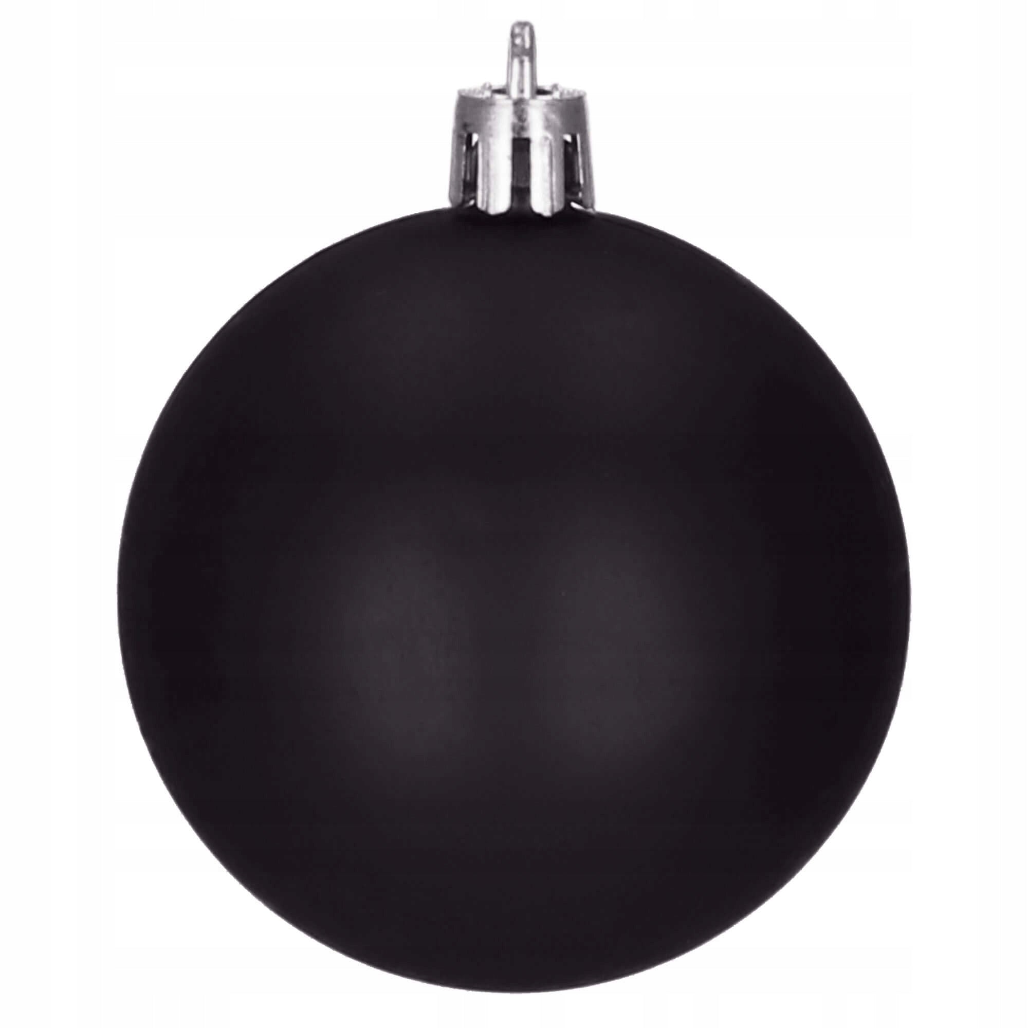 Set globuri de Craciun, 100 bucati, 3-6cm, negru auriu