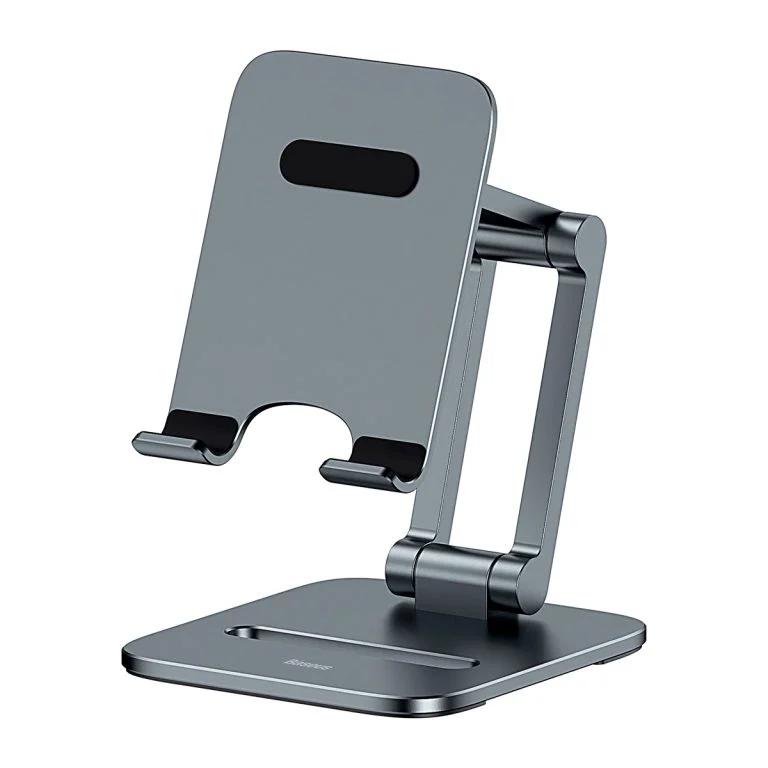 SUPORT Telefon Baseus Biaxial, pt. Smartphone, pliabil, dimensiune: 115 x 126 x 43mm, material anti-alunecare, aluminiu 