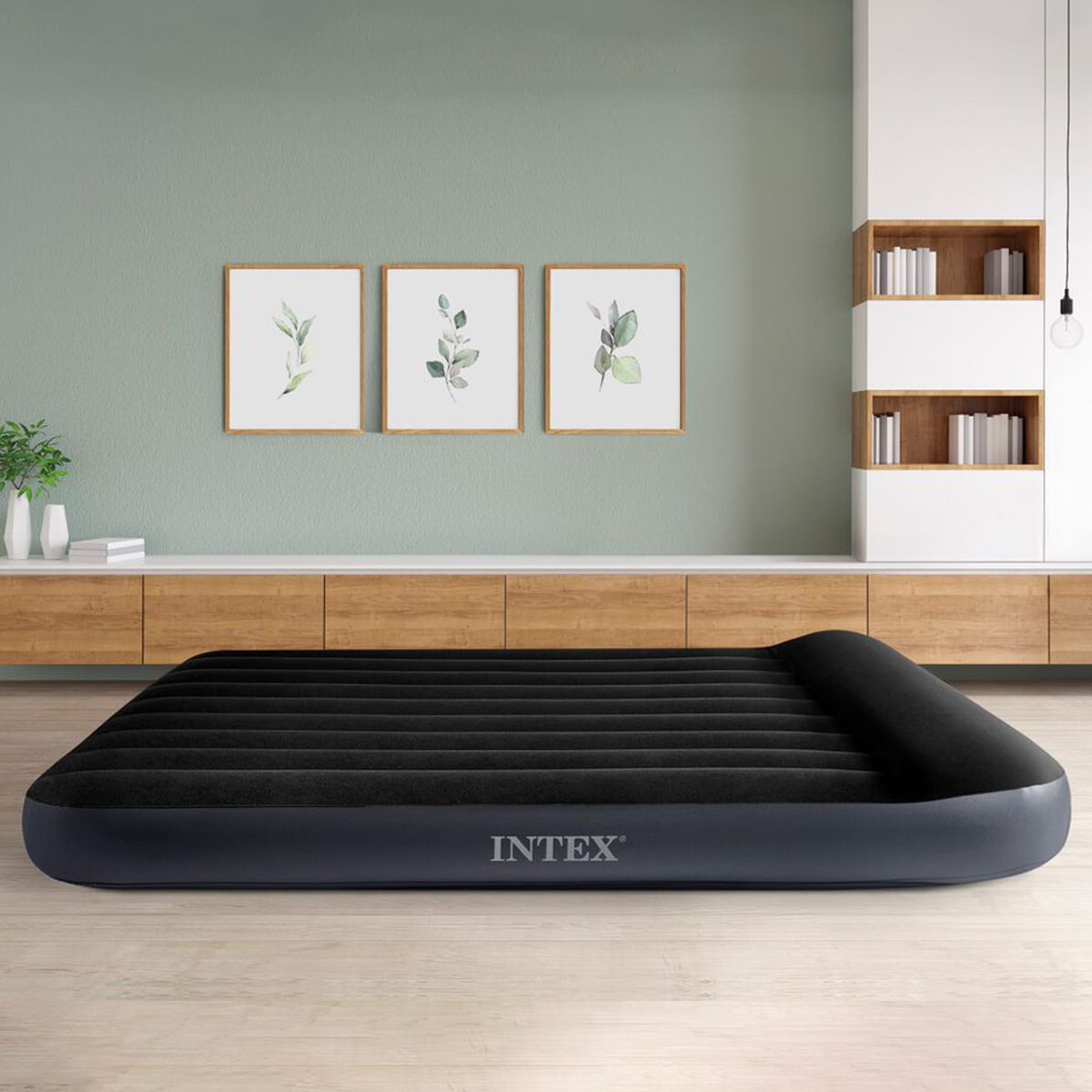 Saltea gonflabila Intex Queen Dura Beam, 203x152x25cm