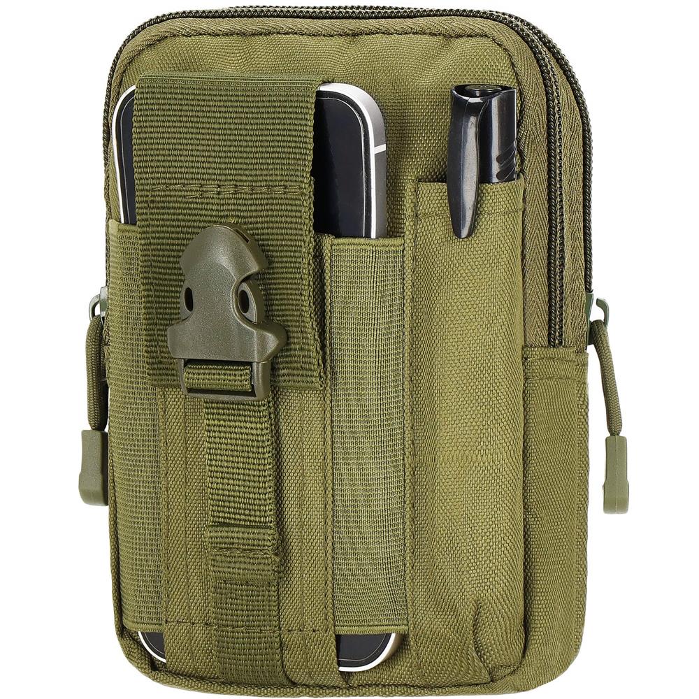 Borseta sport de brau, impermeabila, cu prindere la curea, 18x12x5cm, verde