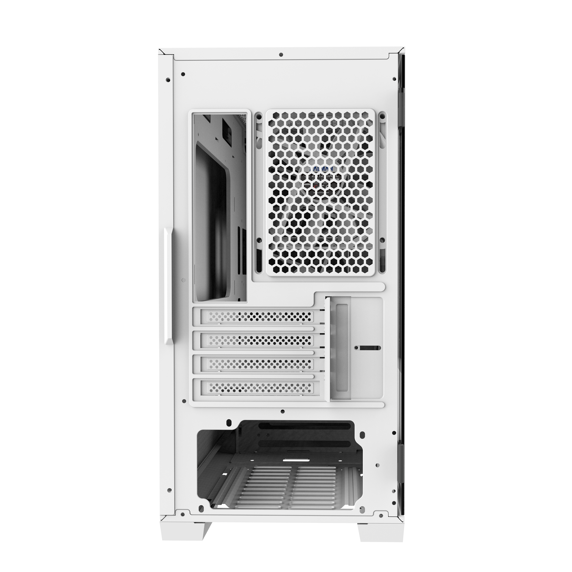 CARCASA Zalman "Z1 Iceberg", mini tower, , fara sursa, suporta 5xfan, 3xfan inclus, , USB 3.1 gen1 x 2, USB 2.0 x 1, audio+mic, 4 sloturi expansiune, alb, "Z1 Iceberg White"
