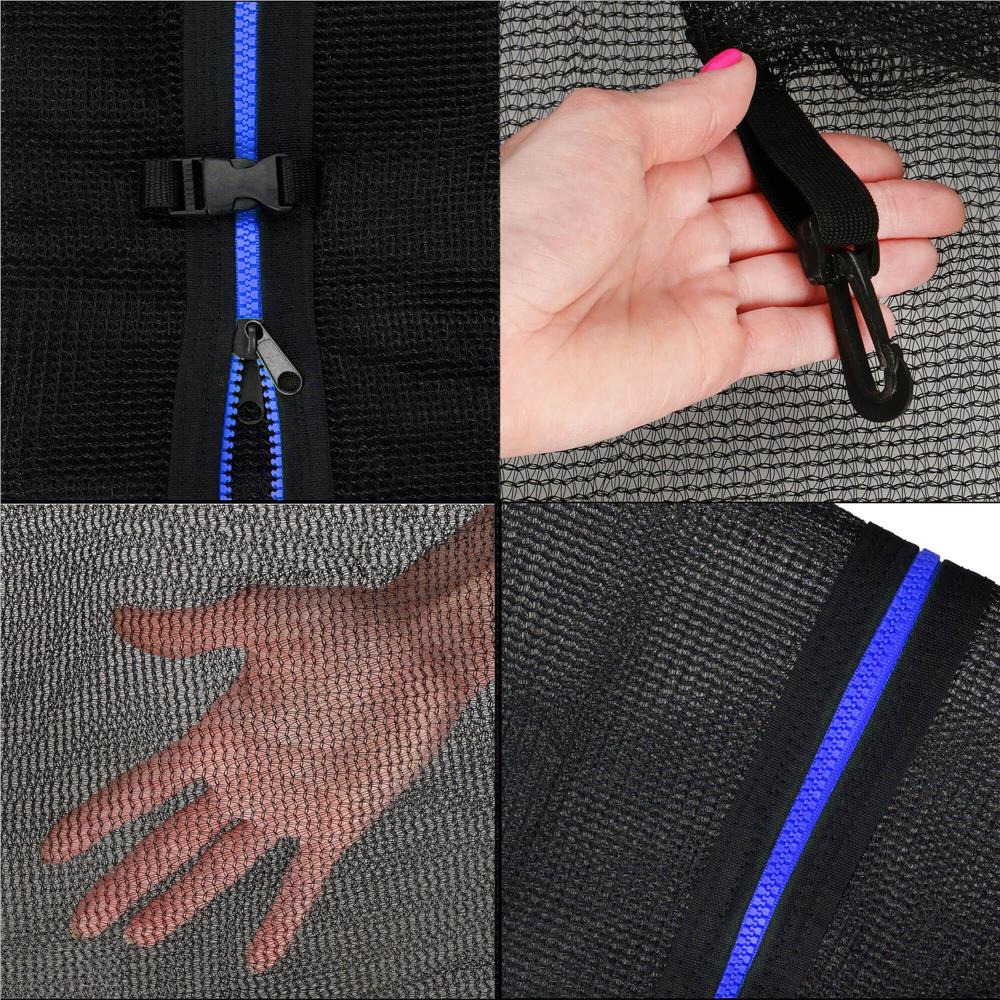 Trambulina Black, cu scara si plasa de protectie exterioara, 180 cm, 120kg - 10