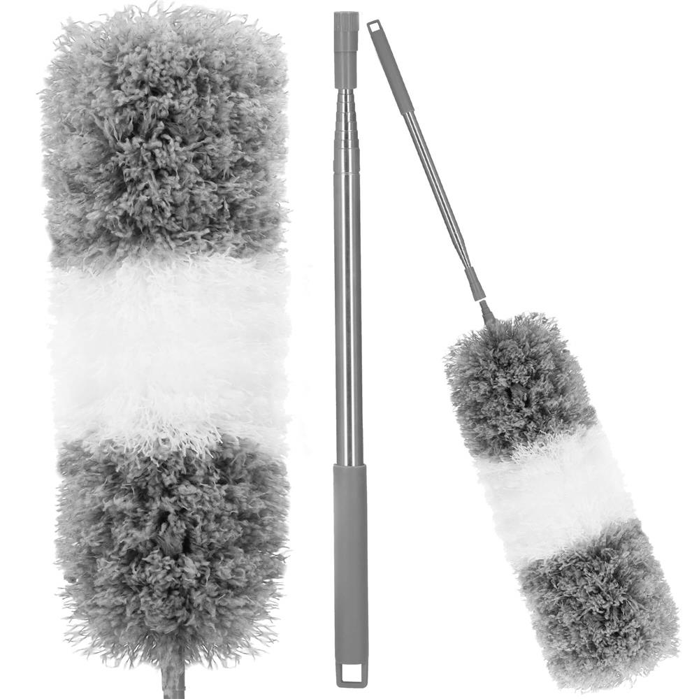 Pamatuf pentru praf cu coada telescopica pentru zone greu accesibile, 2 piese, 78-280 cm
