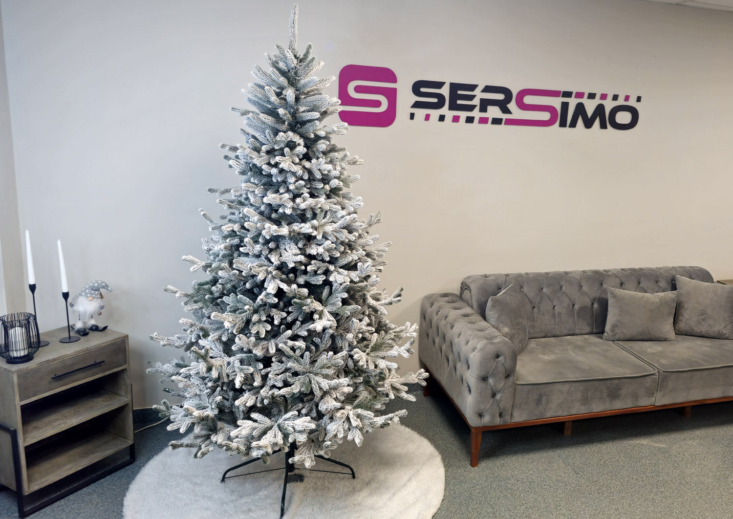 Brad artificial Christmas Deluxe by Sersimo, Viena Select nins, integral 3D, 230cm