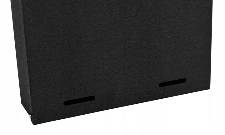 Cutie postala de exterior, pentru gard sau perete, din otel zincat, cu incuietoare, 26x6x19cm, gri inchis