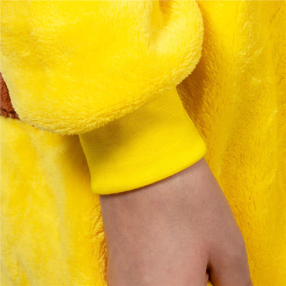 Pijama tip salopeta pentru copii, model Pikachu, marime 130-140 cm