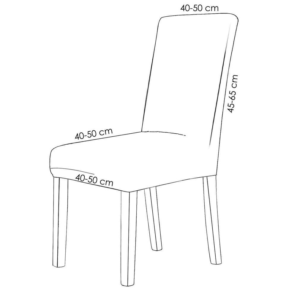 Husa pentru scaun, marime universala, poliester si spandex, albastru deschis