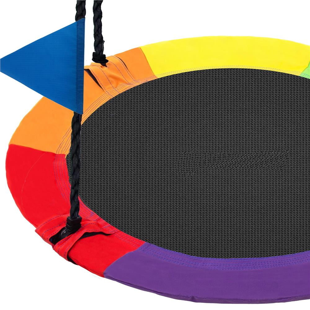 Leagan tip cuib 100cm, inaltime reglabila, 150 kg, Multicolor - 11