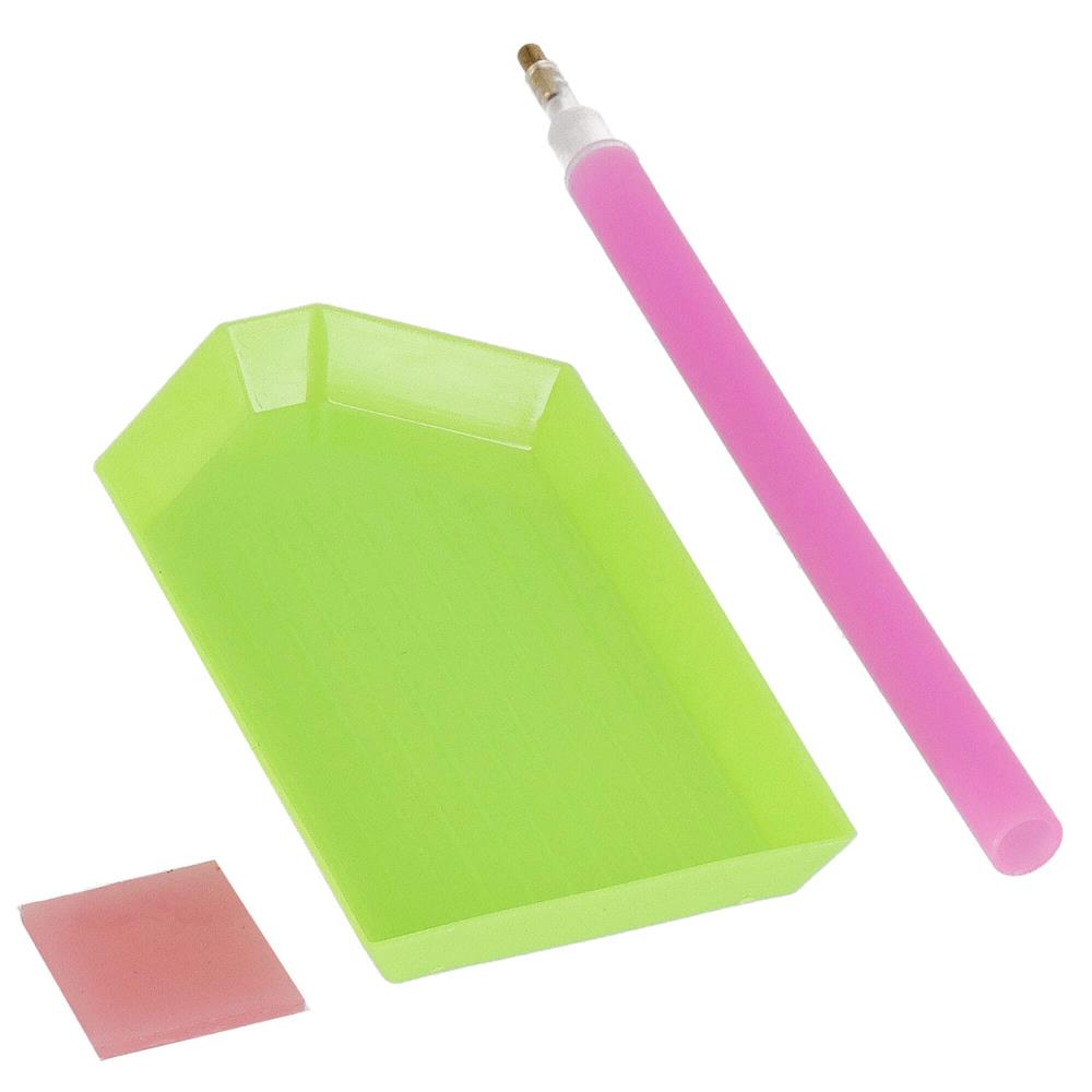 Set de broderie cu diamante 5D, 30x40cm, model Cascada - 10