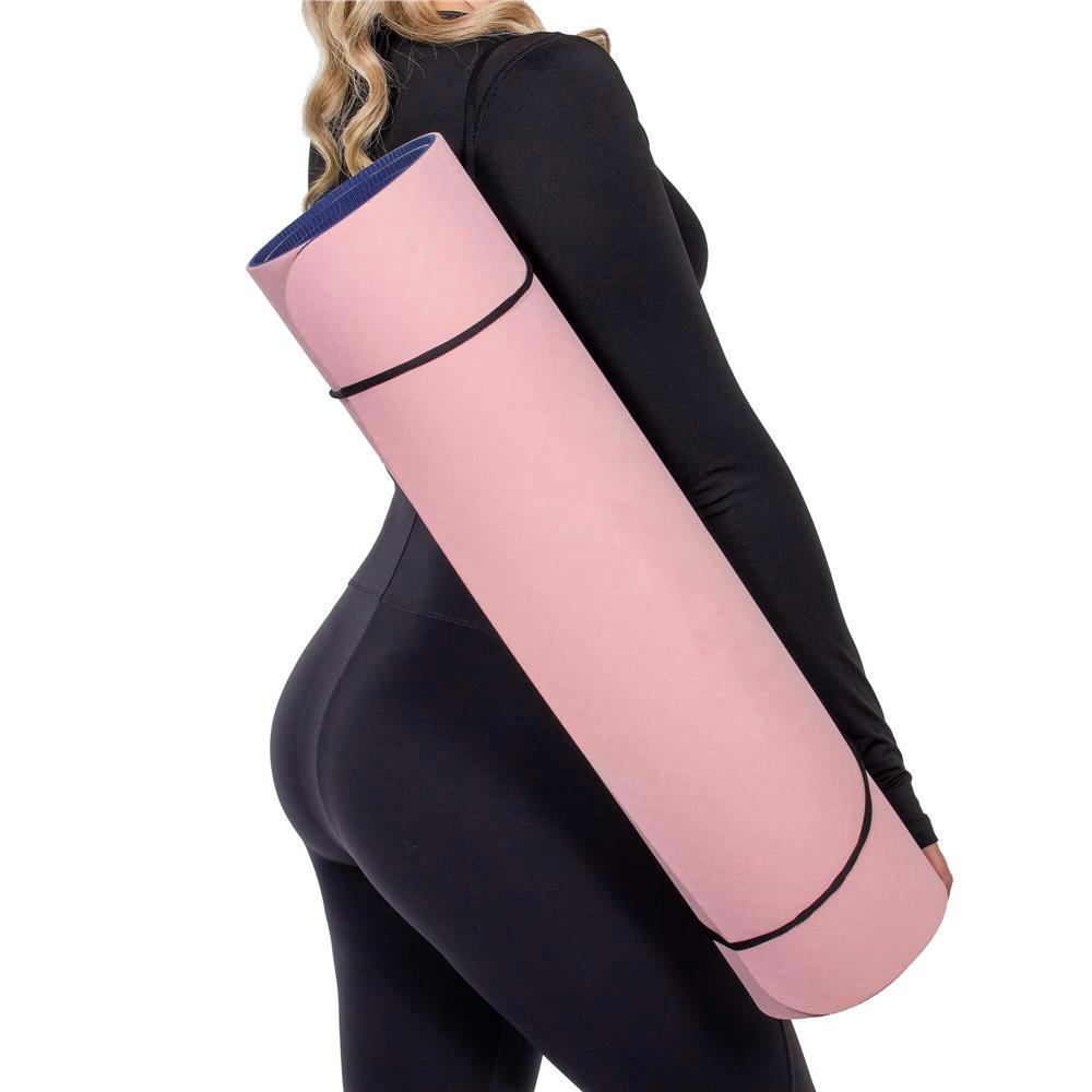 Saltea pentru antrenament, yoga, fitness, aerobic, pilates, exercitii la sol, 183x61cm, roz