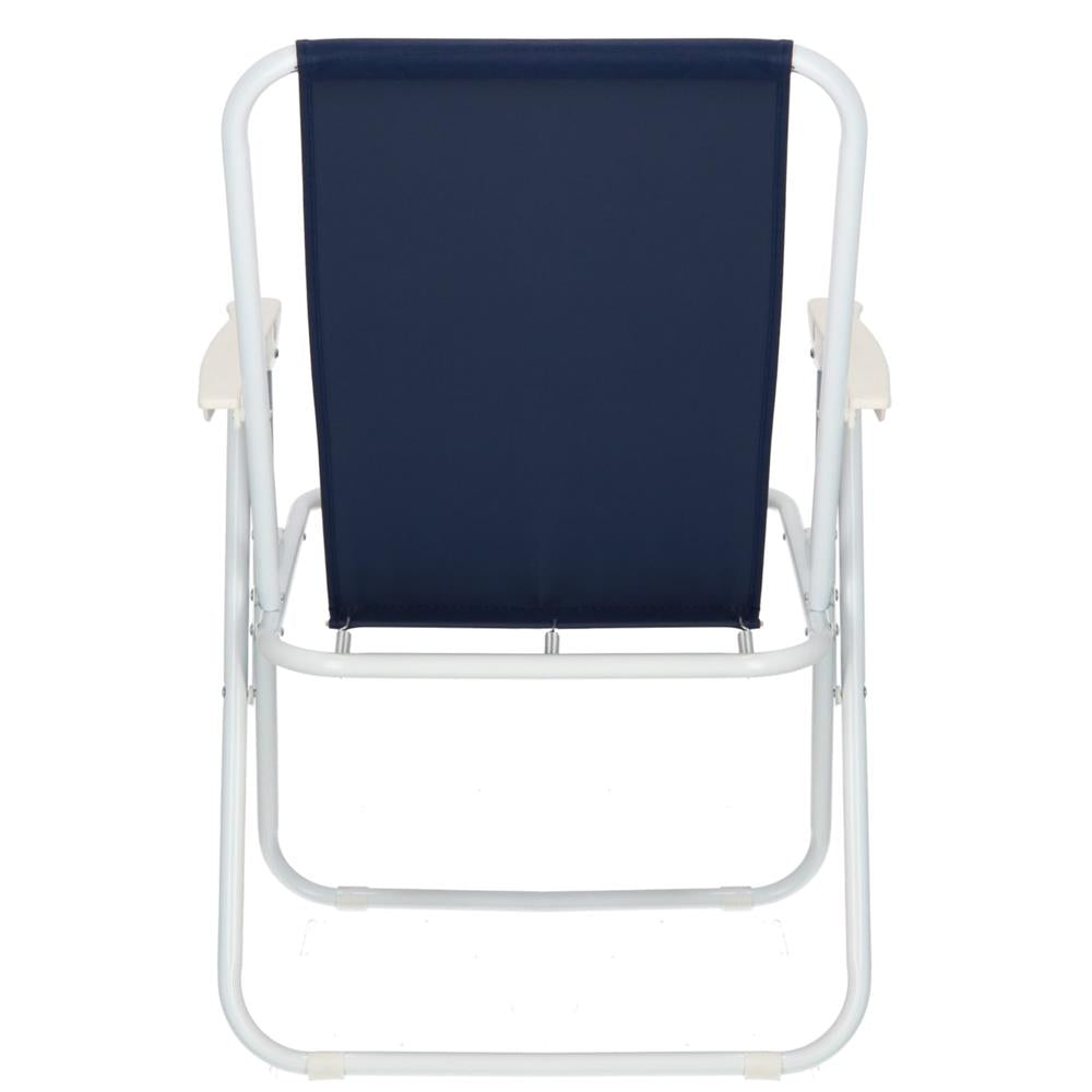Scaun de plaja Sersimo GC049, pliabil, 100kg, 52x74cm, bleumarin