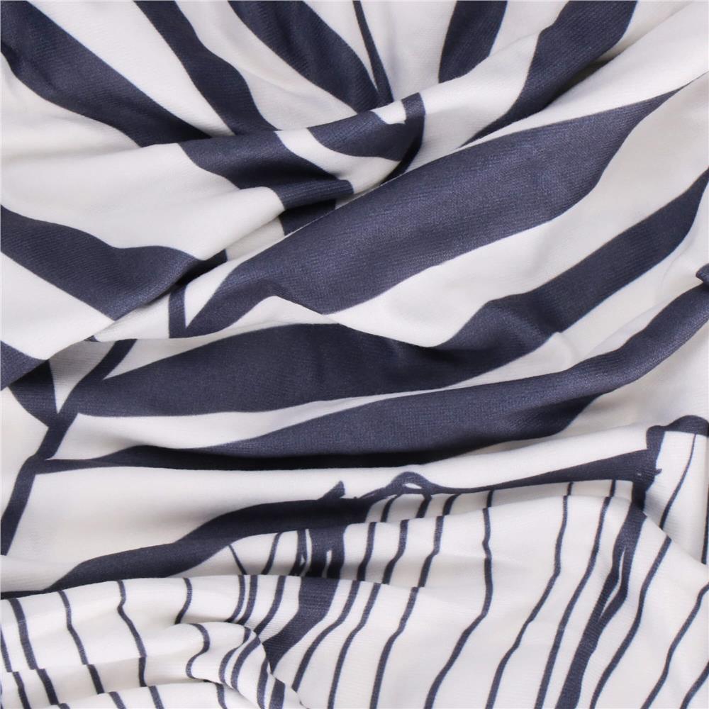 Husa pentru scaun, marime universala, poliester si spandex, 38x70cm, alb, nuante de bleumarin, galben