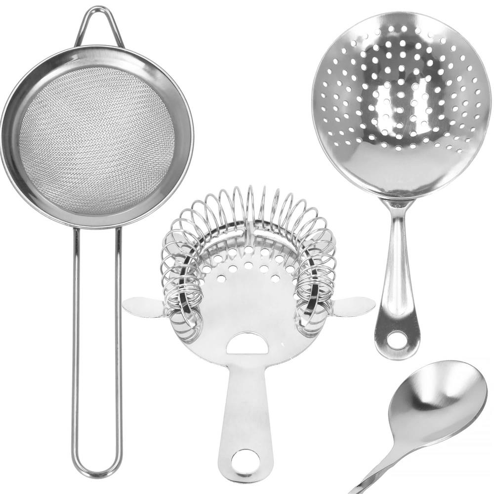 Set Cocktail Shaker Kit pentru barmani 700ml, KI19, 14 piese