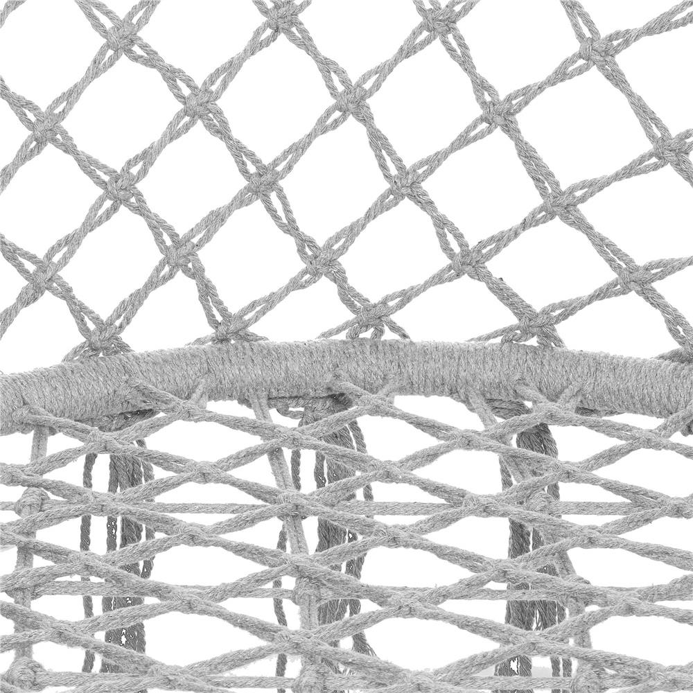 Scaun rotund tip leagan suspendat cu perna Confort Plus casa sau gradina, gri