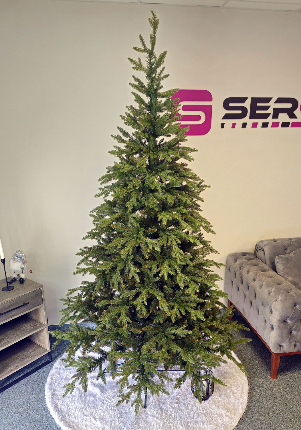 Brad artificial Christmas Deluxe by Sersimo, Nature, 2D+3D, 230cm - 6