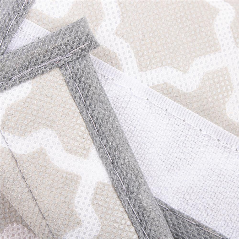 Organizator dulap Sersimo, 10 compartimente, textil, 120cm, gri bej