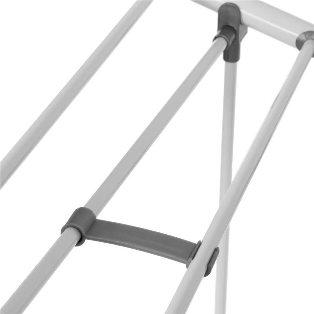 Uscator de rufe pliabil, 3 platforme cu etaj intermediar de agatat, 156x57x100cm