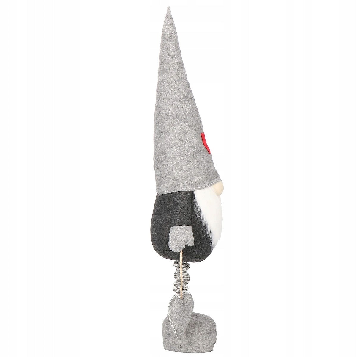 Figurina Craciun, Spiridus, picioare telescopice, inaltime extensibila 82-130cm