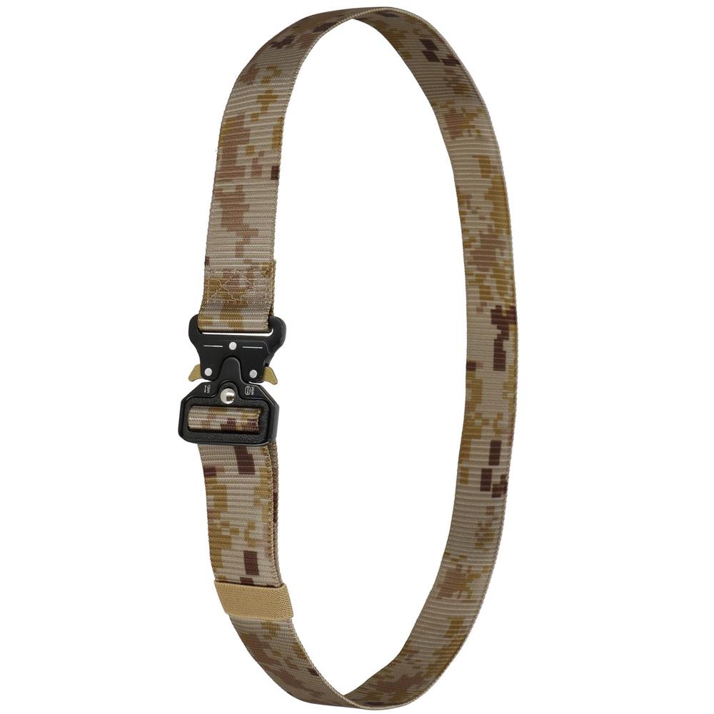 Curea centura Tactical Combat pentru barbati 3.7x125cm, rezistent, verde deschis camuflaj