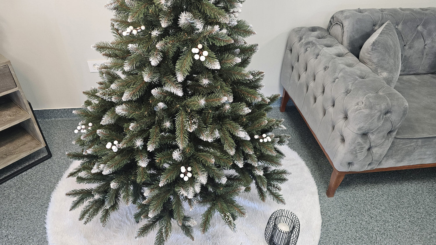 Brad artificial Christmas Deluxe by Sersimo, WhiteBerry, 2D, 180cm