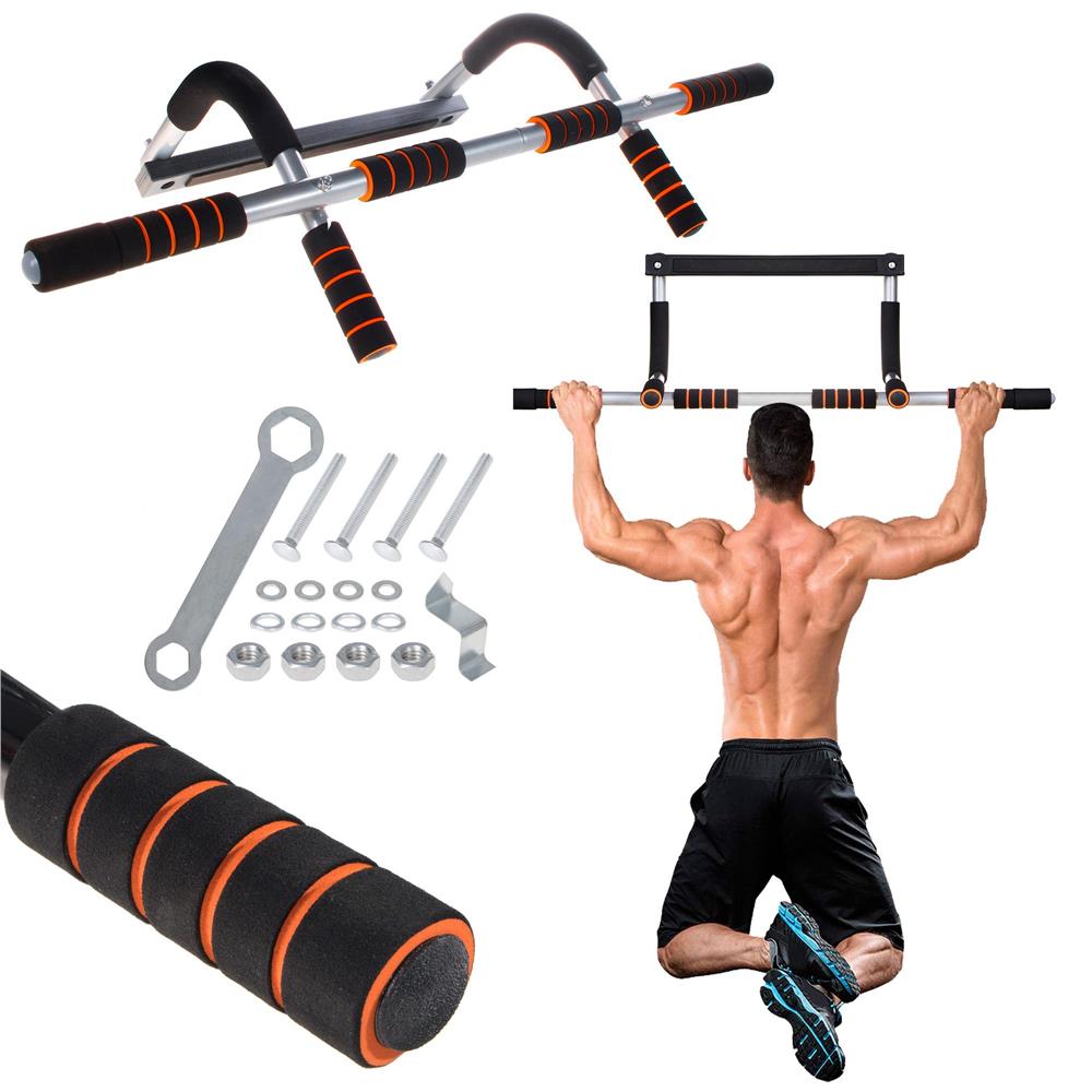 Bara de tractiuni, multifunctionala, pentru perete, cu manere antiderapante, 100kg