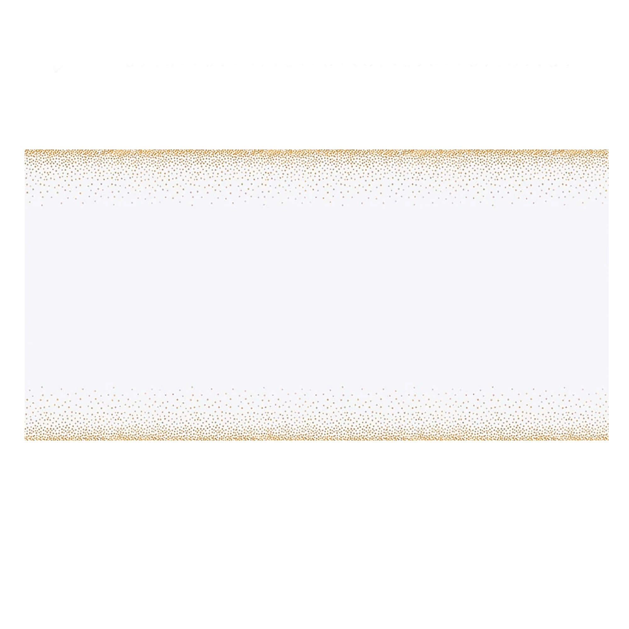 Fata de masa de unica folosinta pentru petreceri, 137x272cm, alb auriu