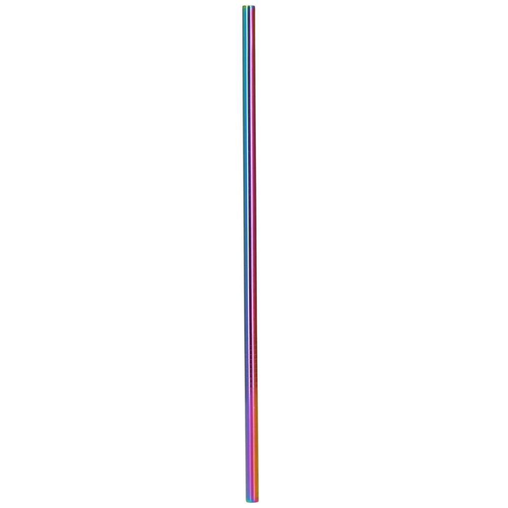 Set 8 paie metalice multicolor, reutilizabile, cu husa depozitare si perii curatat, 215x6 mm