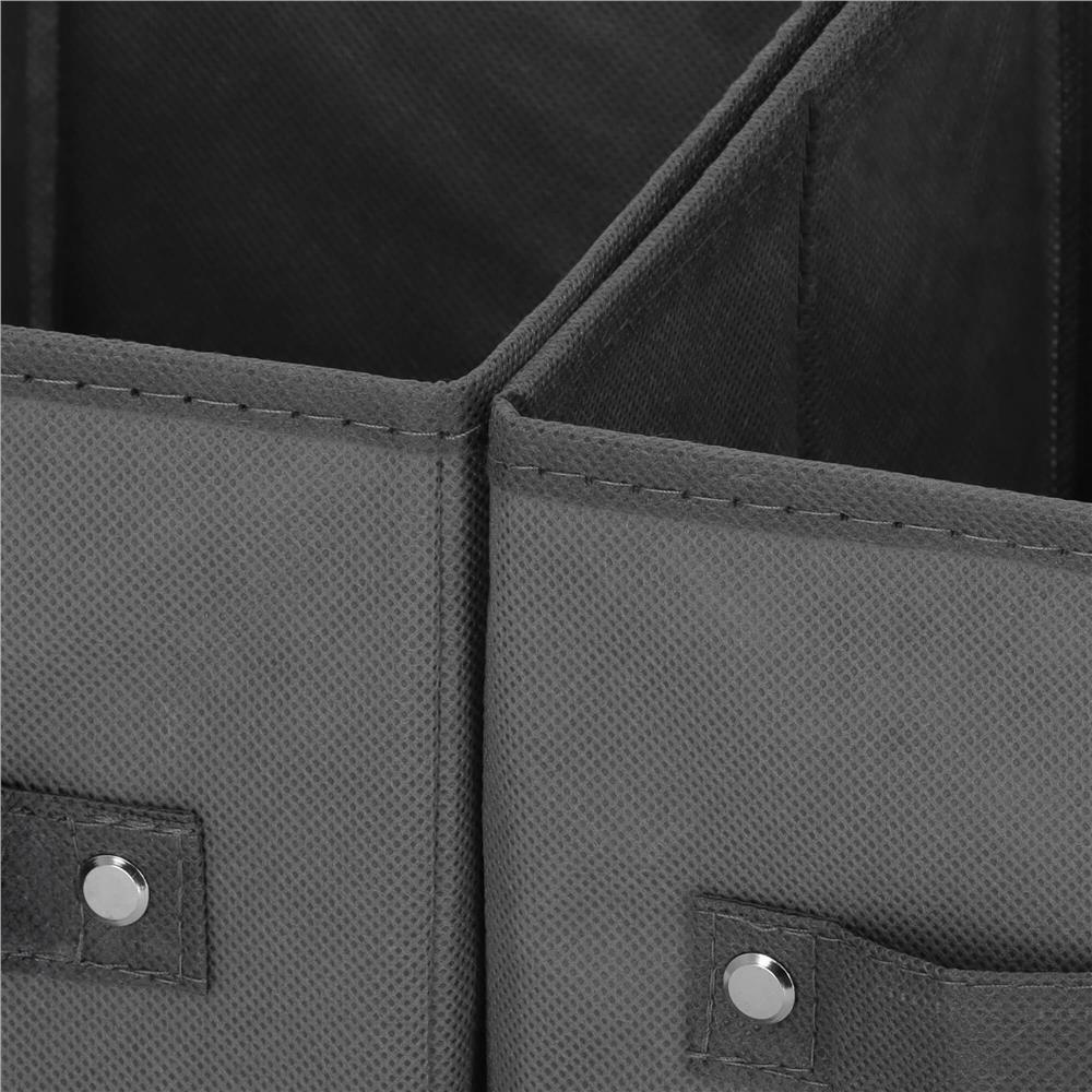 Organizator dulap tip lada cu 3 sertare, 31x31x22cm, gri inchis