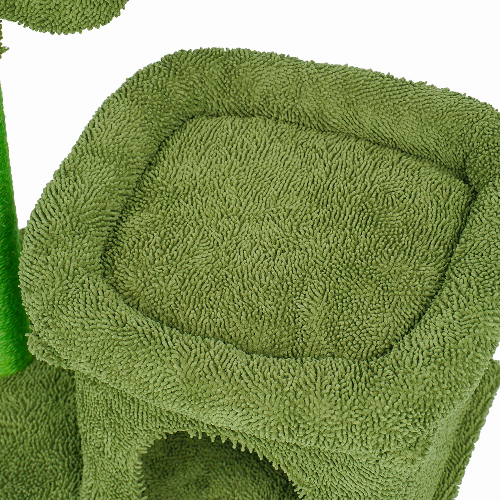 Ansamblu de joaca pentru pisici, model cactus, ascunzatoare, culcus, 63x40x72cm, verde