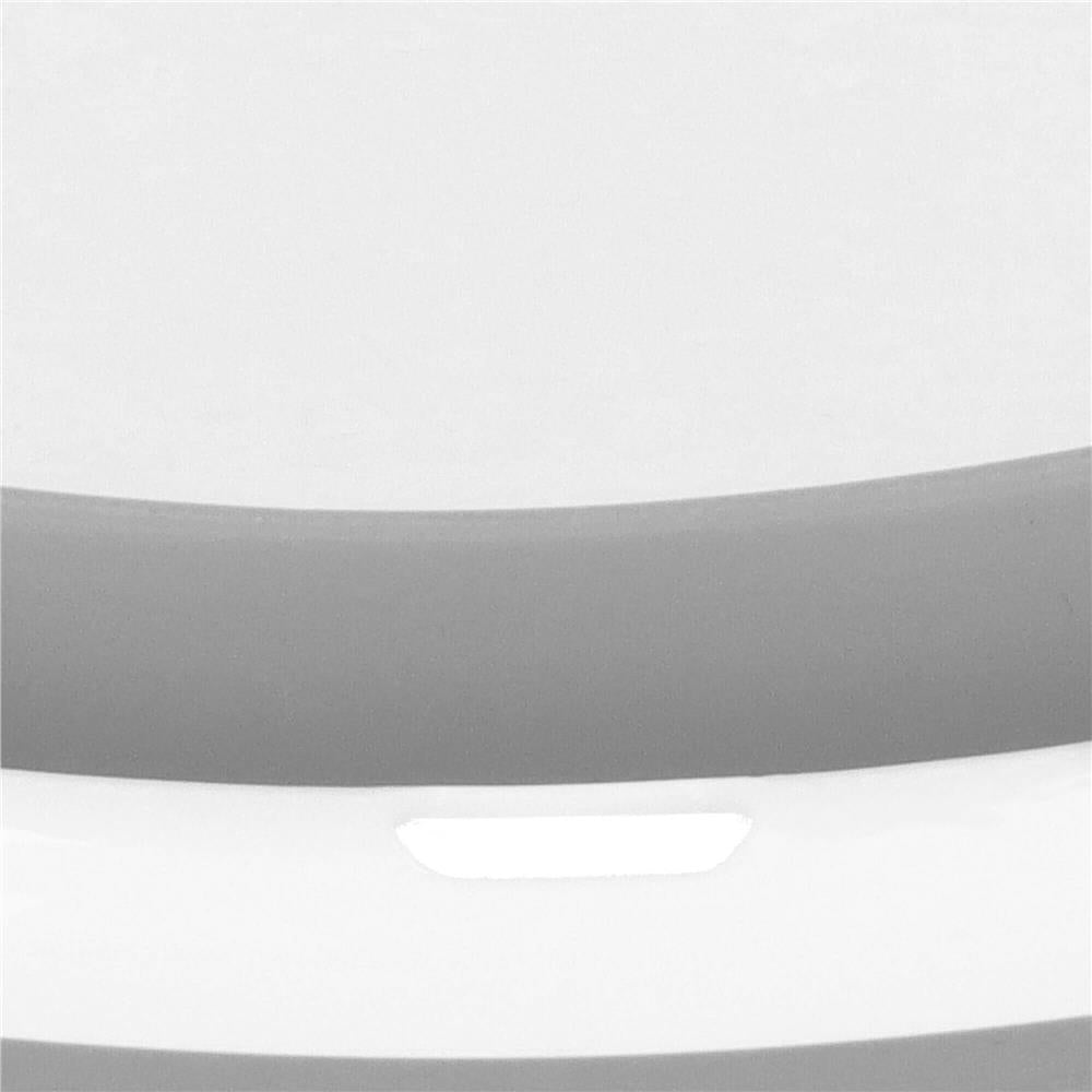 Lighean pliabil, rotund, din plastic si silicon, 37x15cm, 9litri, gri - 9