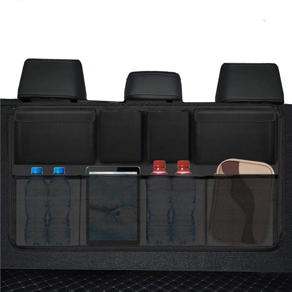 Organizator pentru spatarul masinii, cu 8 buzunare, 88x46cm, negru