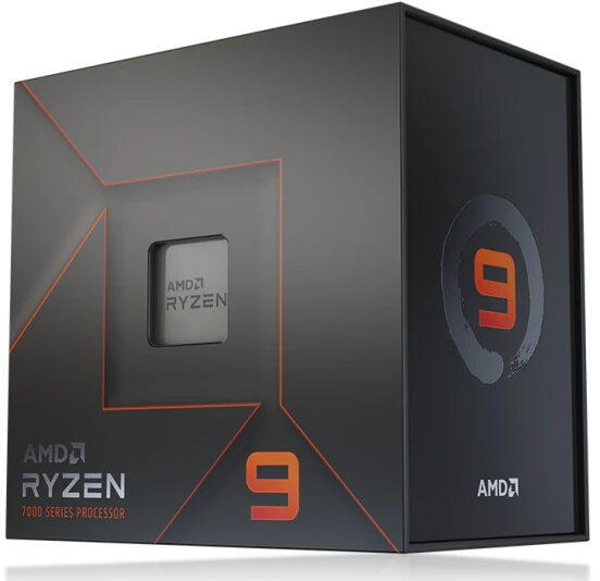 RYZEN 9 7900X 4.70GHZ 12 CORE/SKT AM5 76MB 170W WOF "100-100000589WOF"