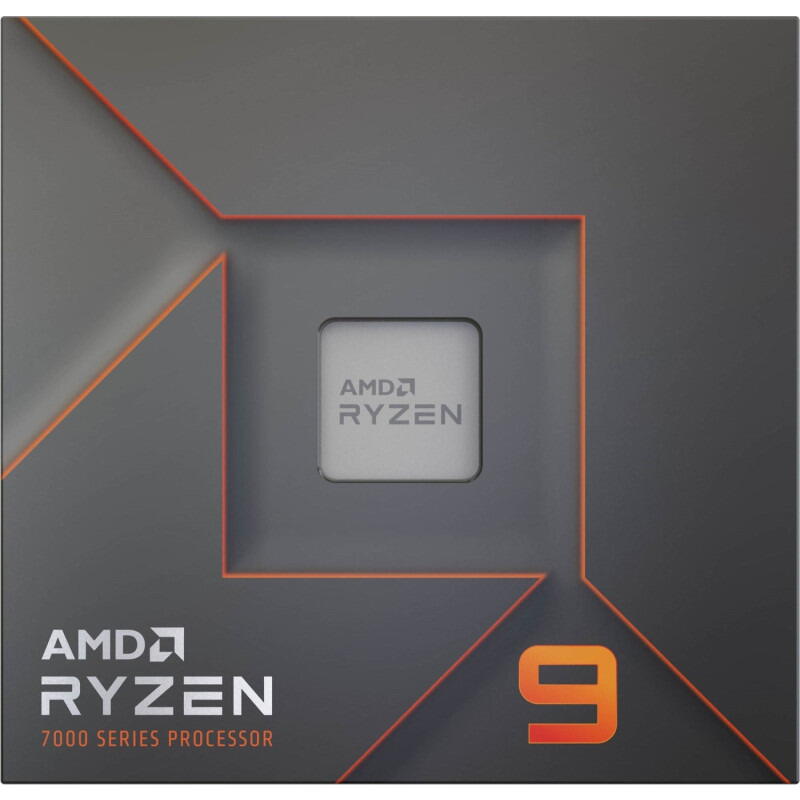 AMD Ryzen 9 7900 (AM5) Processor (PIB) with Wraith Prism Cooler and Radeon Graphics "100-100000590BOX"