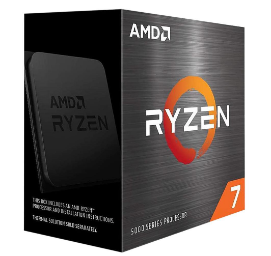 CPU AMD Ryzen 7 5700X, skt AM4, AMD Ryzen 7, frecventa 3.4 GHz, turbo 4.6 GHz, 8 nuclee, putere 65 W, "100-100000926WOF"