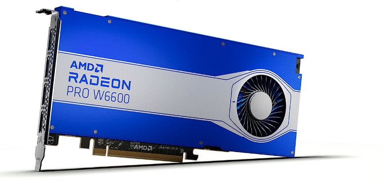 AMD RADEON PRO W6600 8 GB GDDR6/PCIE 4.0 16X 4XDP 1.4 WITH DSC, 