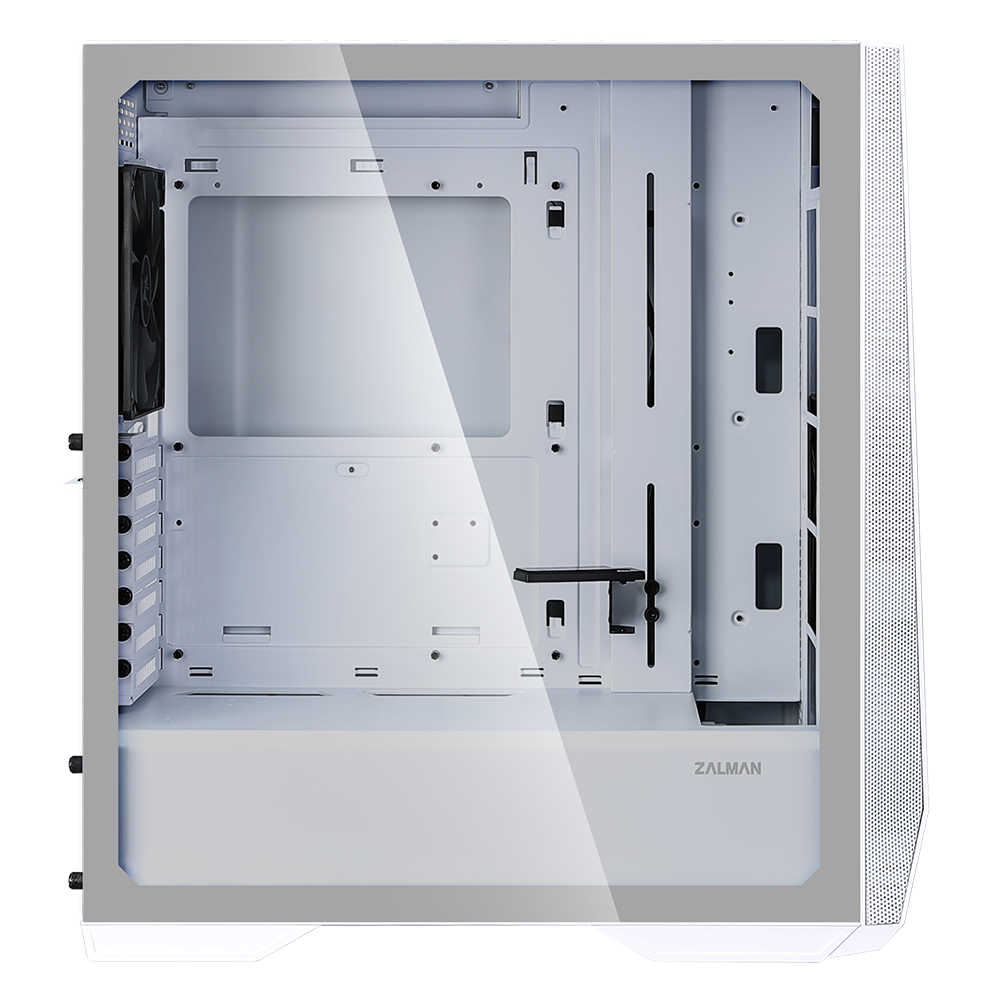 CARCASA Zalman "Z9 Iceberg", middle tower, gaming, fara sursa, suporta 7xfan, 2xfan inclus, PSU shroud, USB Type-C x 1, USBx4, audio+mic, 7 sloturi expansiune + 3 verticale, alb, "Z9 Iceberg White"