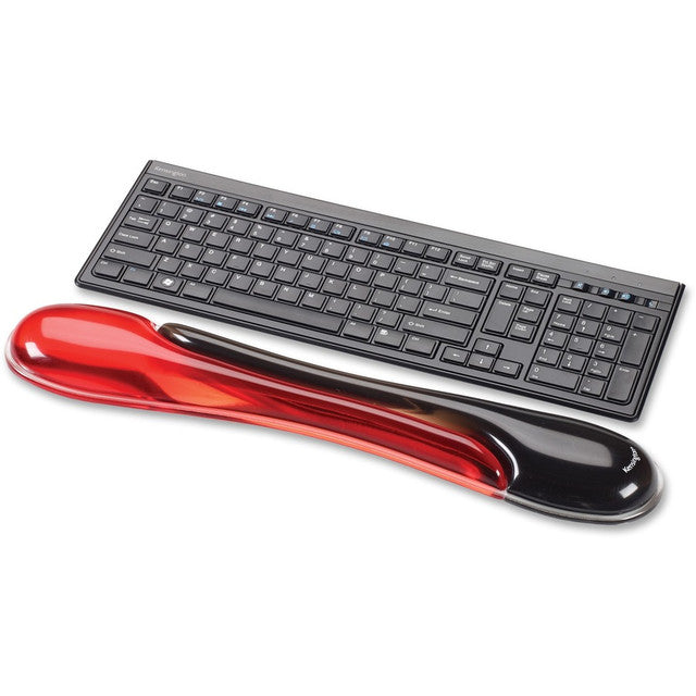 SUPORT ERGONOMIC KENSINGTON Duo Gel, pentru incheietura mainii, cu gel, rosu/negru, 