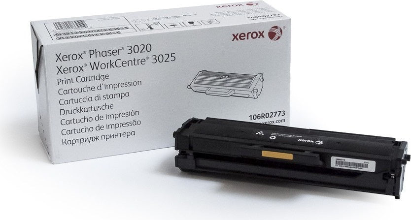 Toner Original Xerox Black, 106R02773, pentru Ph 3020|WC3025, 1.5K, , "106R02773"