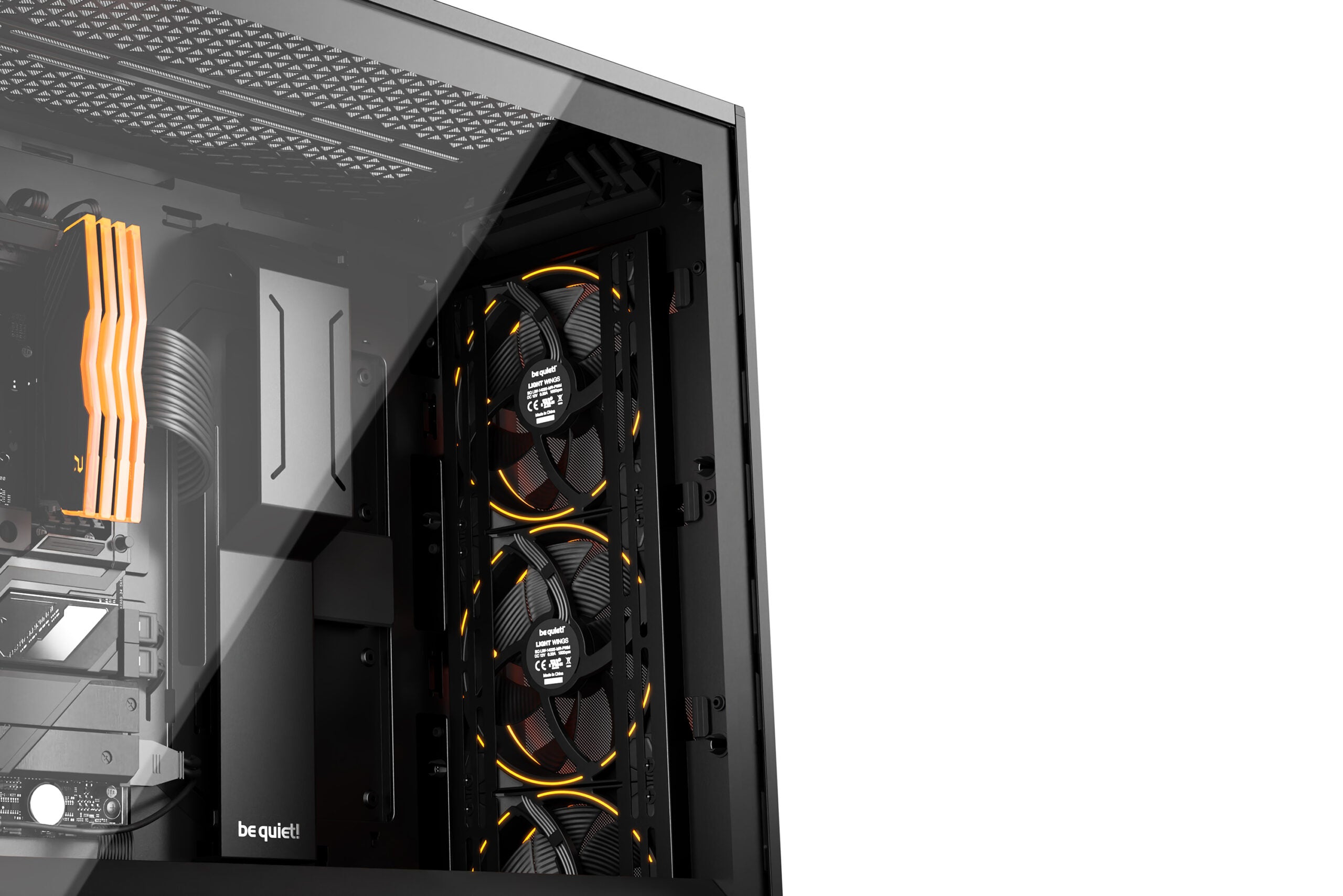CARCASA be quiet "Shadow Base 800 FX", middle tower, gaming, fara sursa, PSU shroud, 7 sloturi expansiune, negru, "BGW63"