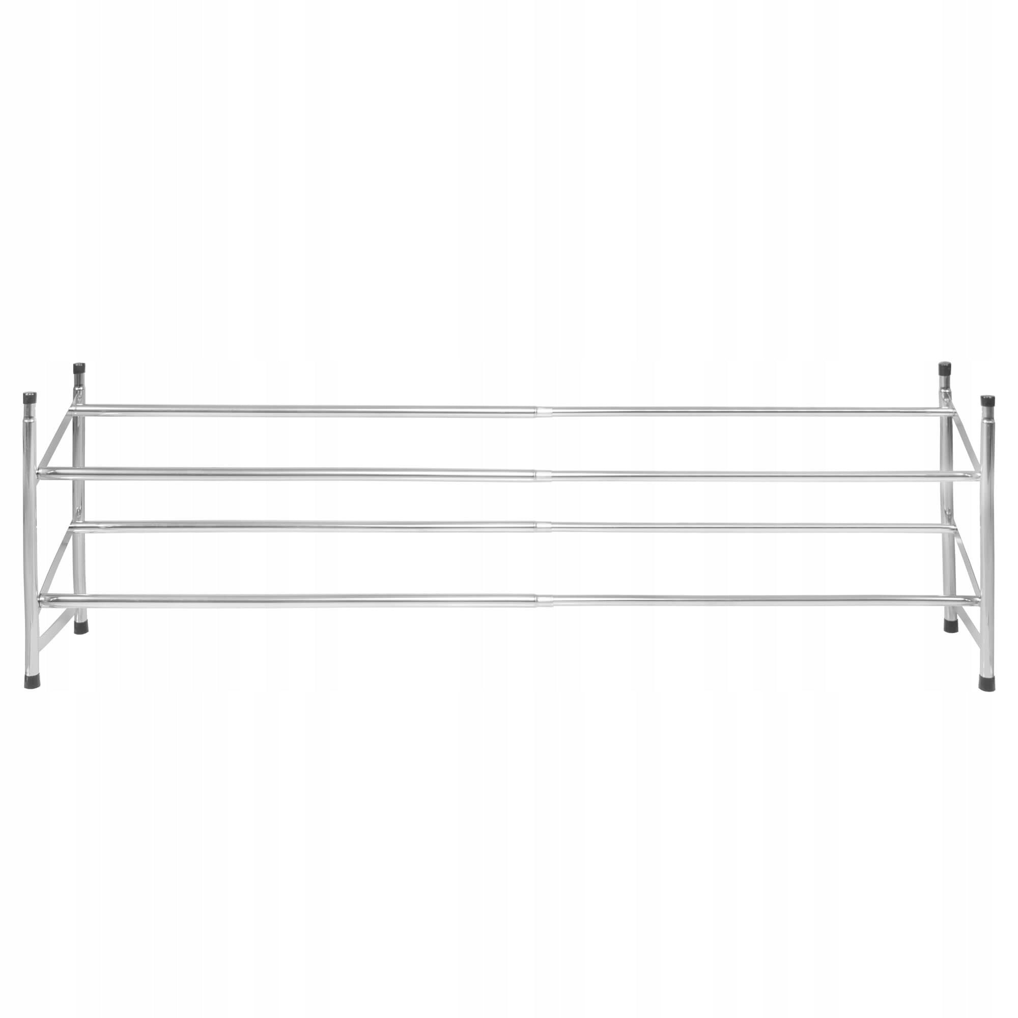 Pantofar extensibil cu 2 rafturi, 62-115cm, cromat