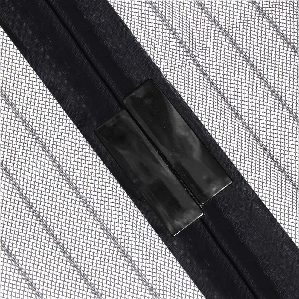 Plasa anti-insecte, inchidere magnetica, latime 80-100cm, inaltime 210-220cm, negru