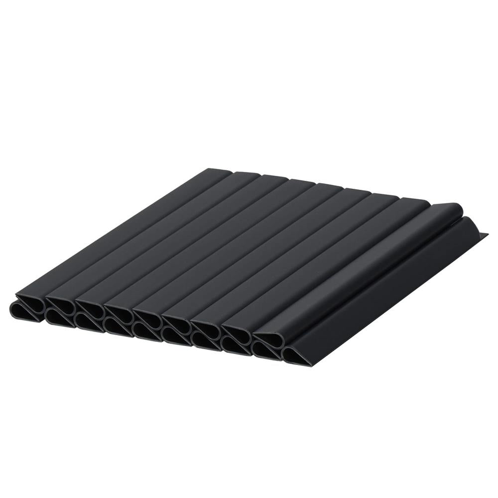 Panou de gard pentru intimitate in gradina, PVC Premium, 26 x 0.19 m, gri antracit