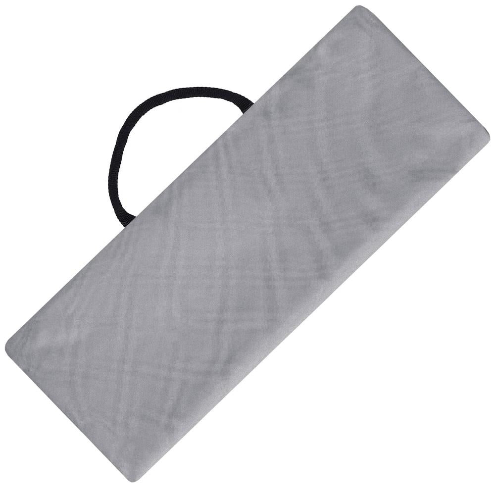 Scaun de plaja Sersimo GC055, pliabil, 90kg, 52x88cm, gri