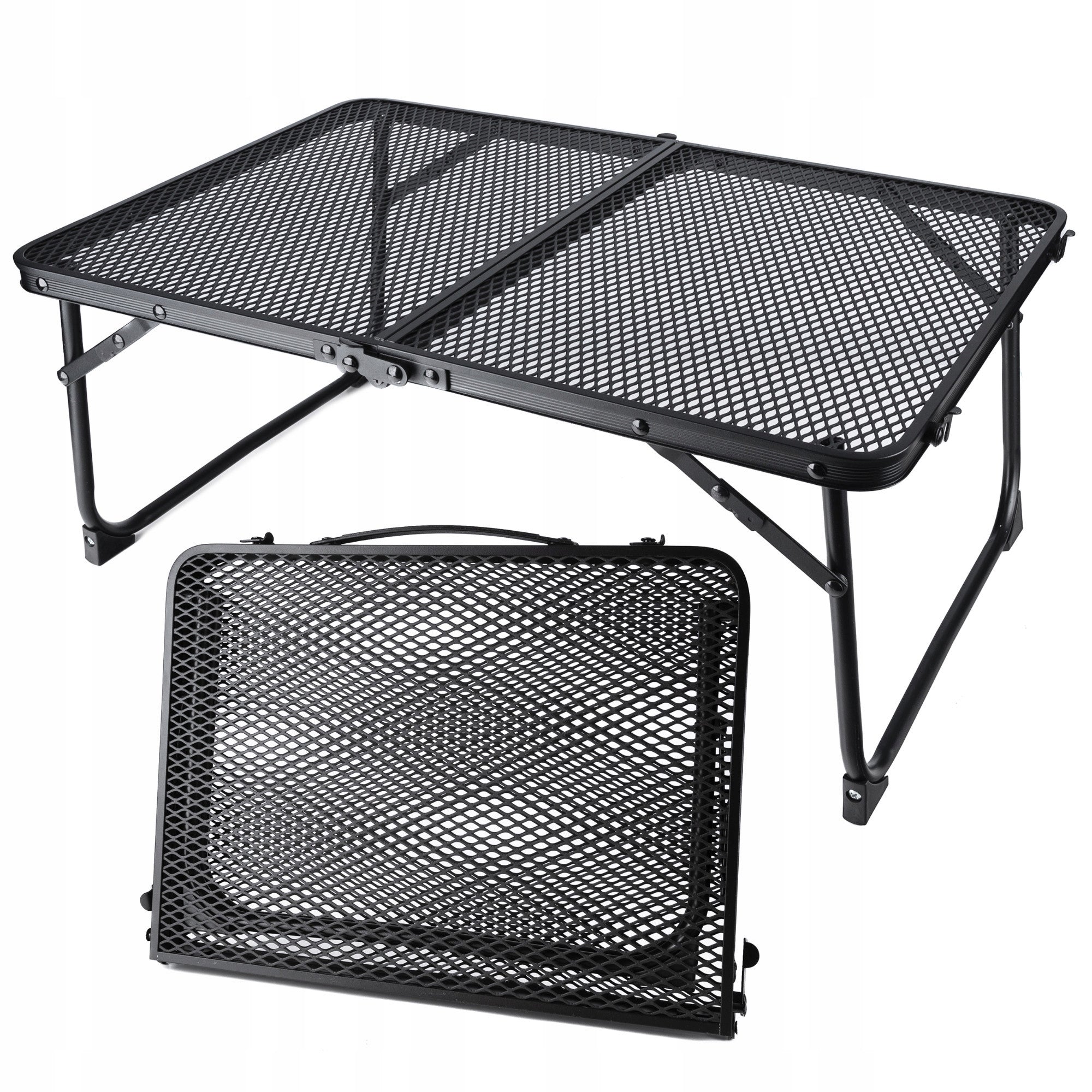 Masa pliabila metalica pentru gradina, plaja sau picnic, 60x40x25cm