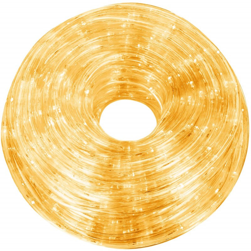 Instalatie tub furtun luminos pentru Craciun, 240 LED-uri, 10m, alb cald