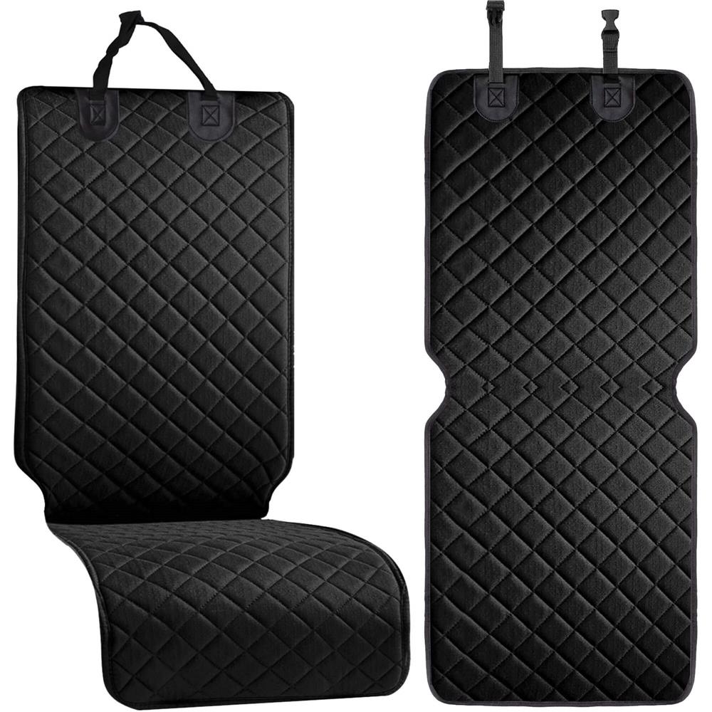 Husa scaun auto fata pentru animale de companie, impermeabila si antiderapanta, 122x51cm, negru