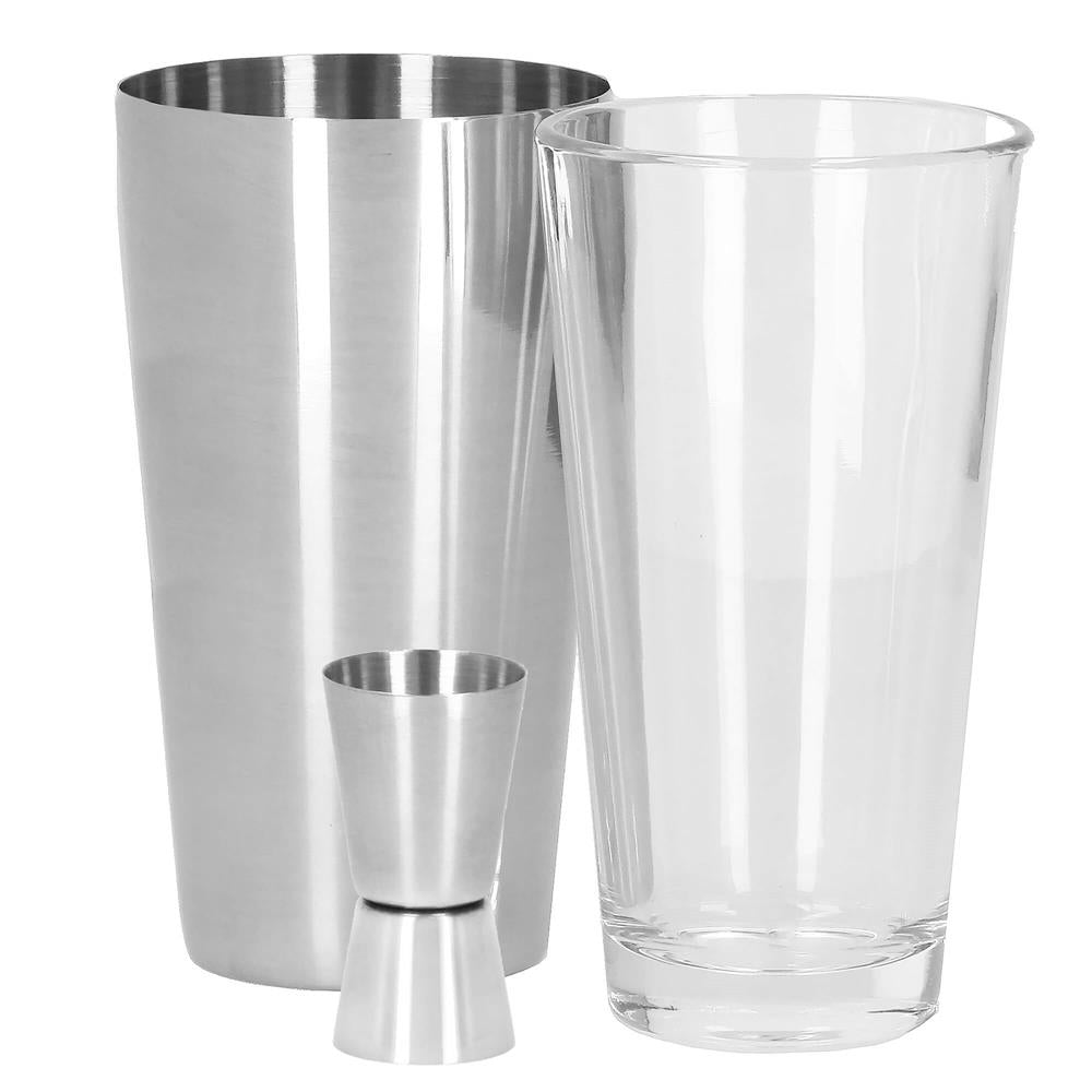 Set Cocktail Shaker Kit pentru barmani 700ml, KI19, 14 piese