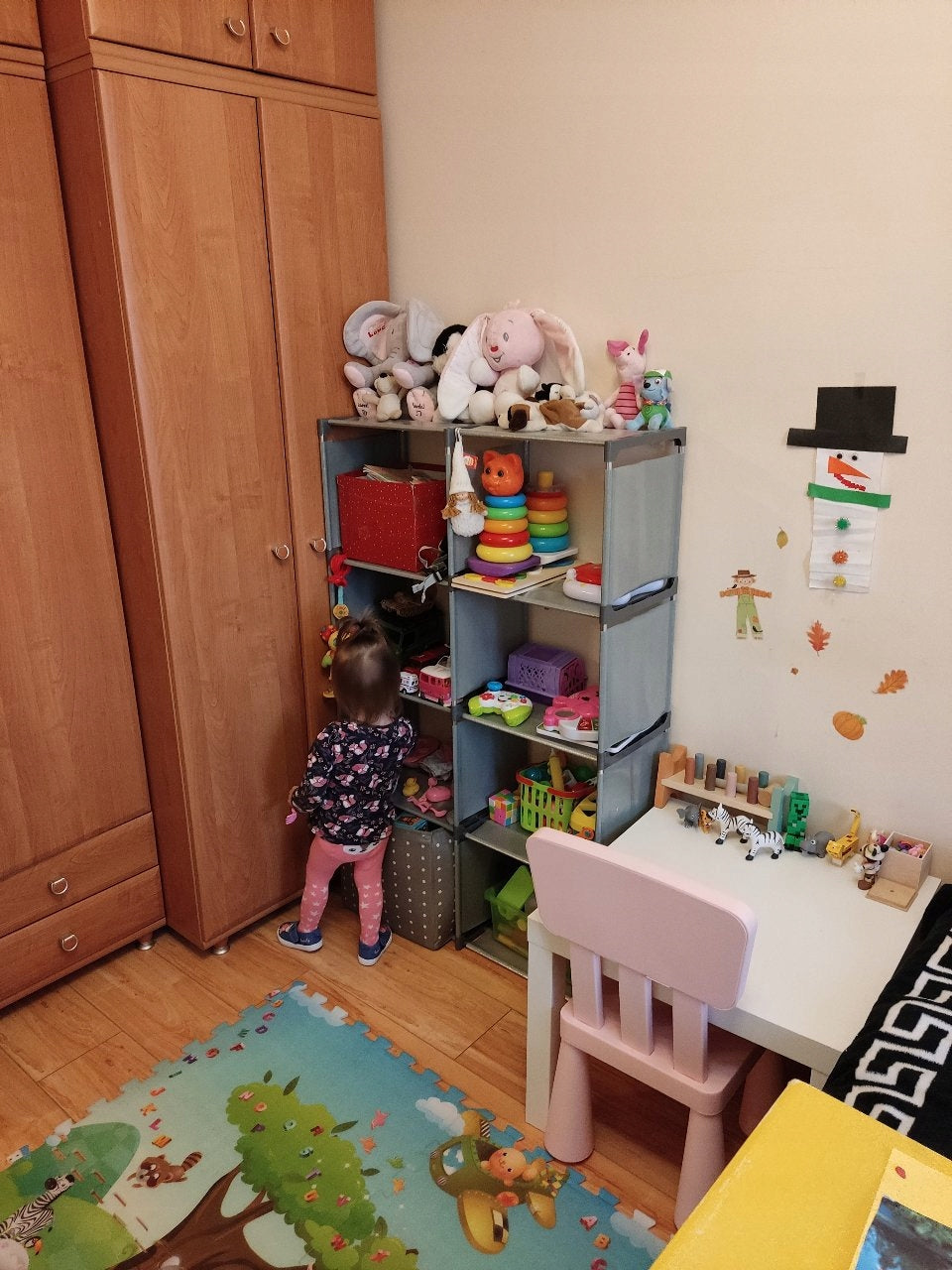 Sistem modular de depozitare Sersimo, 120x126x24 cm, gri