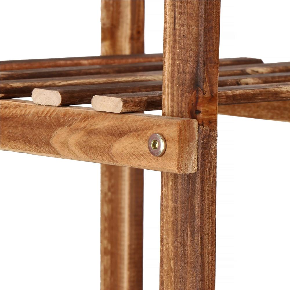 Stand de flori din lemn cu 15 etajere suport GA200, 119x120cm