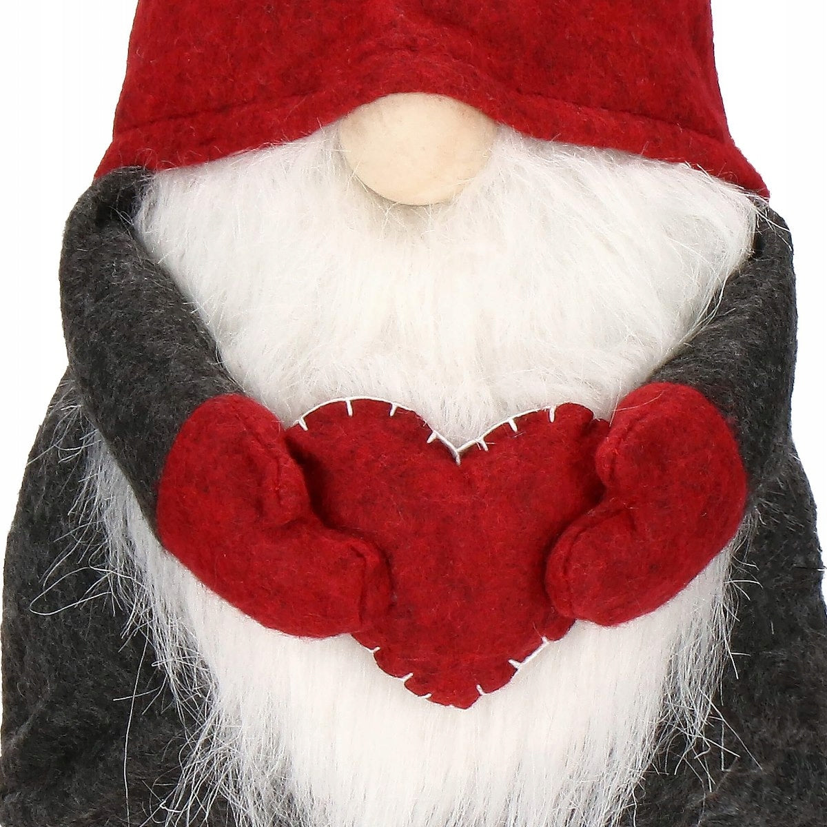 Figurina Craciun, Gnom, picioare telescopice, inaltime extensibila 50-70cm